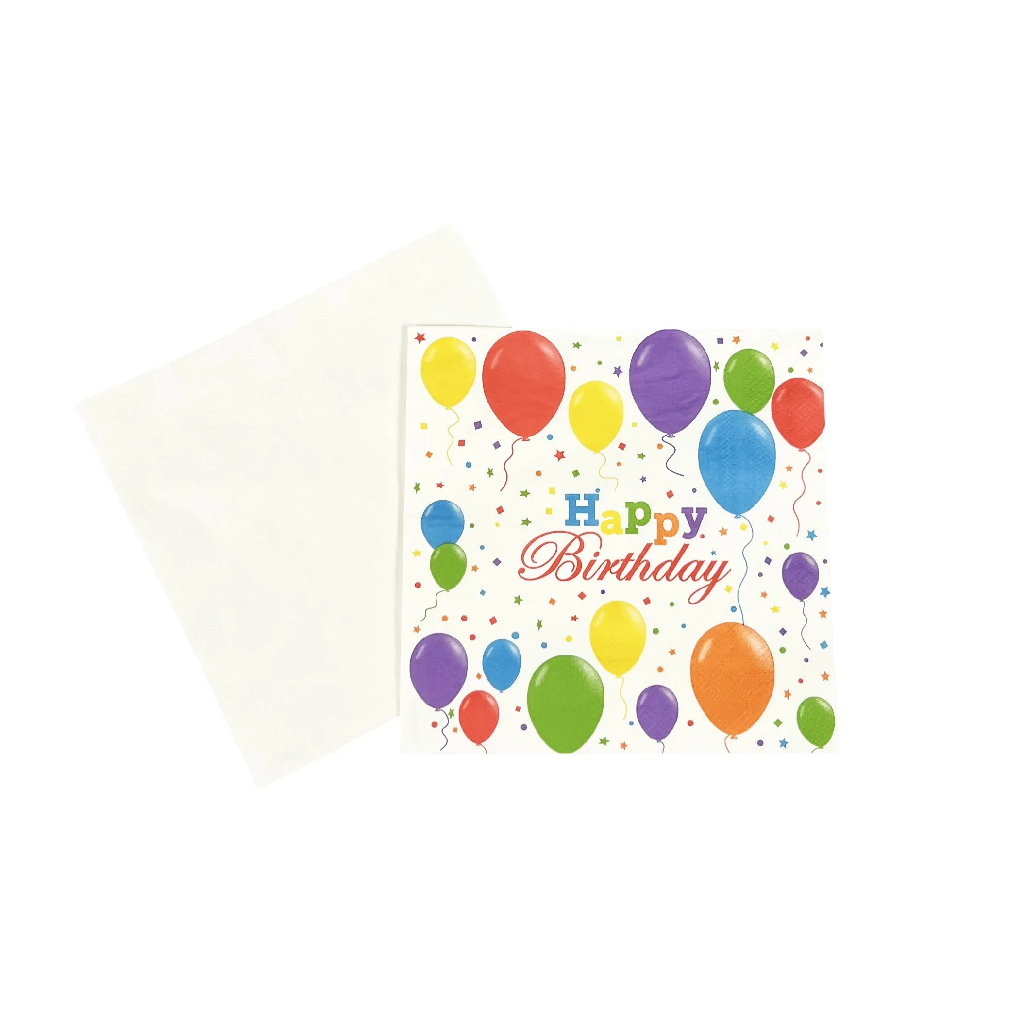 Birthday Balloon Jamboree - Luncheon Napkins - 100/Pack or 1,000/Case