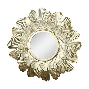 bnf Modern Decorative Wall Mirrors Wall Art for Hallway Bedroom Decoration Ginkgo Leaf