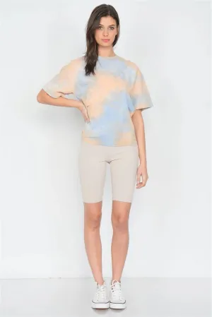 Bone Stretchy Athletic Biker Shorts