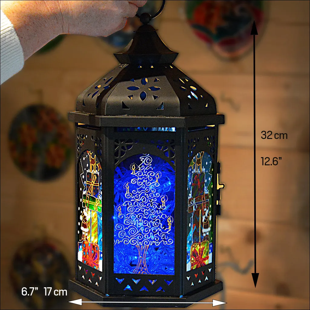 Christmas Gifts Window Lantern
