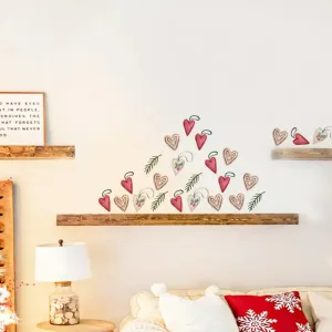 Christmas Present & Heart Wall Stickers for Kids' Nursery