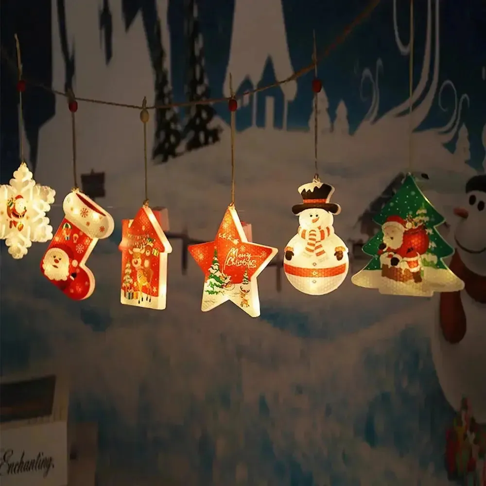 Christmas Tree Stocking Ornaments LED light x1pc.