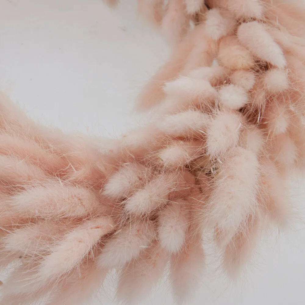 Cilla Bunny Tails wreath Ø30 cm. powder