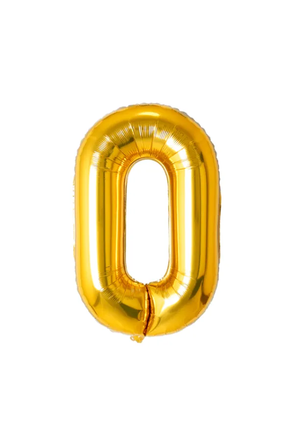 Jumbo Gold Number Balloon