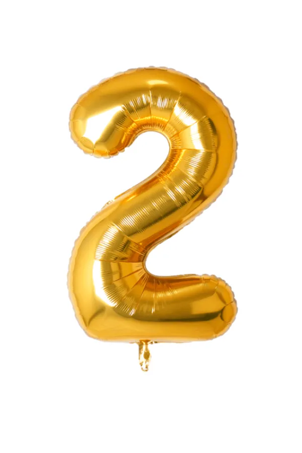 Jumbo Gold Number Balloon