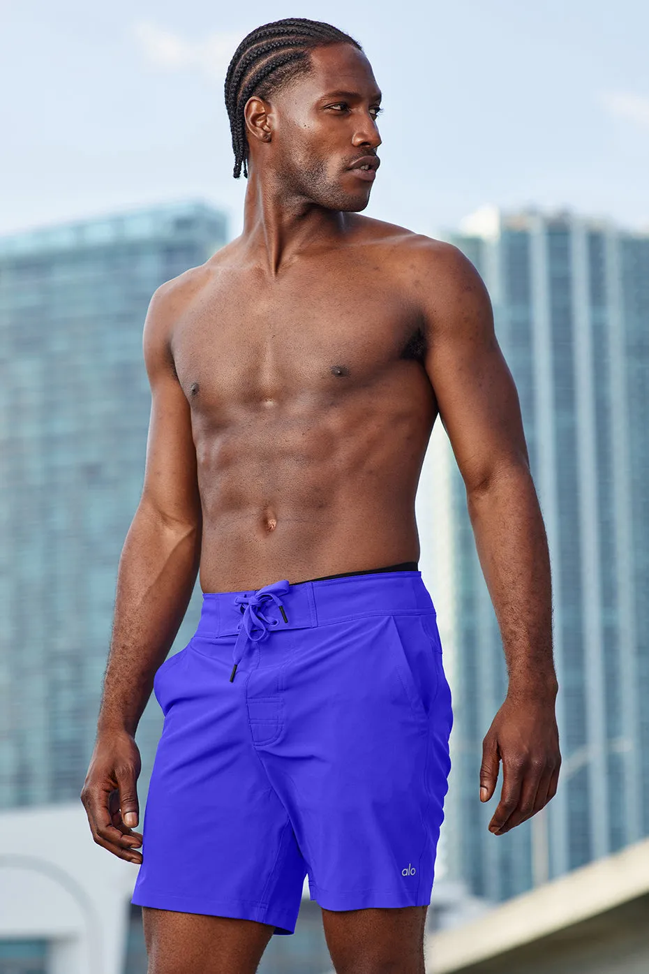 Plow Board Short - Alo Blue